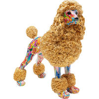 DEKOHUND - Goldbraun/Multicolor, Design, Kunststoff (32/34/16cm) - Kare-Design