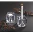 KERZENHALTER - Klar, Basics, Glas (8/9/8cm) - Leonardo KERZENHALTER - Klar, Basics, Glas (8/9/8cm) - Leonardo
