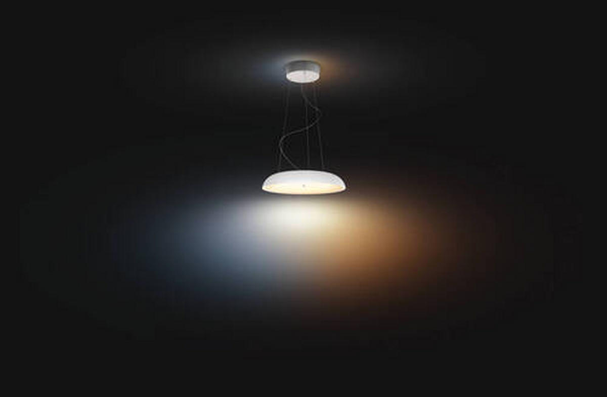 LED-HÄNGELEUCHTE 43,4/13,1 cm   - Weiß, Design, Kunststoff (43,4/13,1cm) - Philips HUE