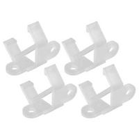 KONCOVKA NA KOĽ. SYSTÉM - priehľadné, Basics, plast (2,7/1,9cm)