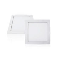LED PANEL  - bela, Osnovno, metal/plastika (22/22cm)