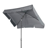 SONNENSCHIRM  185/120 cm  - Anthrazit, Basics, Textil/Metall (185/120cm) - Doppler