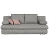 SCHLAFSOFA Webstoff Braun, Grau  - Chromfarben/Braun, Design, Kunststoff/Textil (205/88/96cm) - Ti'me