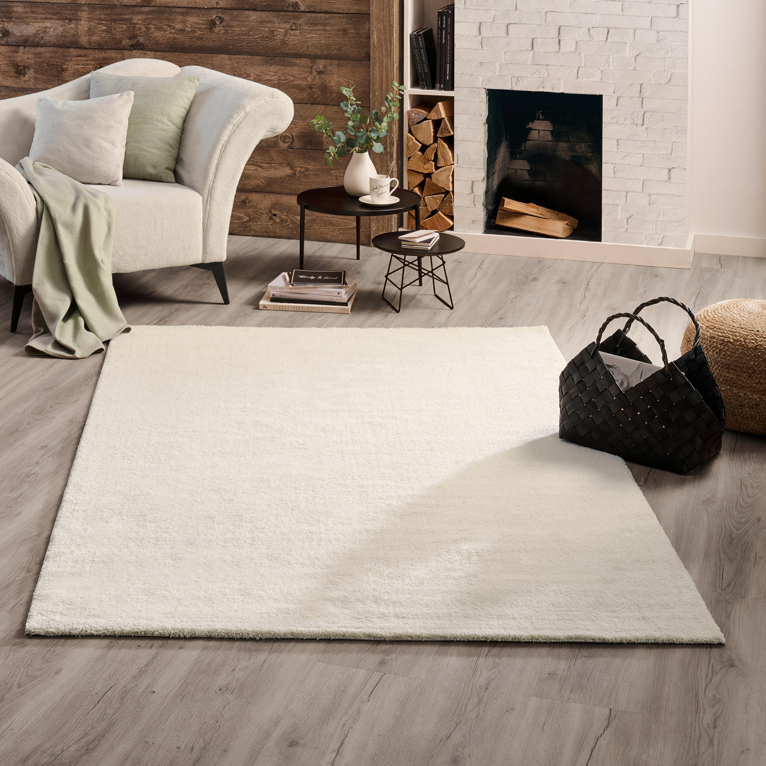 WEBTEPPICH 160/230 cm  - Creme, Konventionell, Textil (160/230cm) - Novel