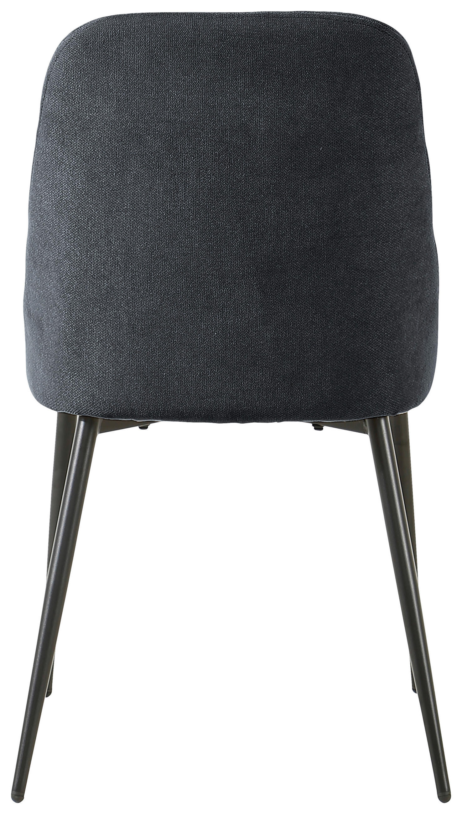 SZÉK fém, textil fekete, sötétszürke  - fekete/sötétszürke, Design, textil/fém (46,5/86,5/58cm) - Ti'me