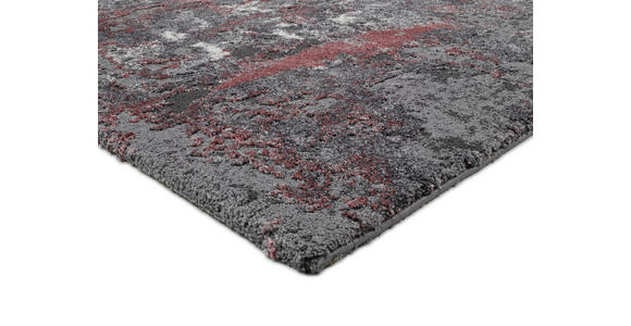 VINTAGE-TEPPICH 200/200 cm Timeline Quantum Grau, Hellrot - Hellrot/Grau, Design, Textil (200/200cm) - Novel