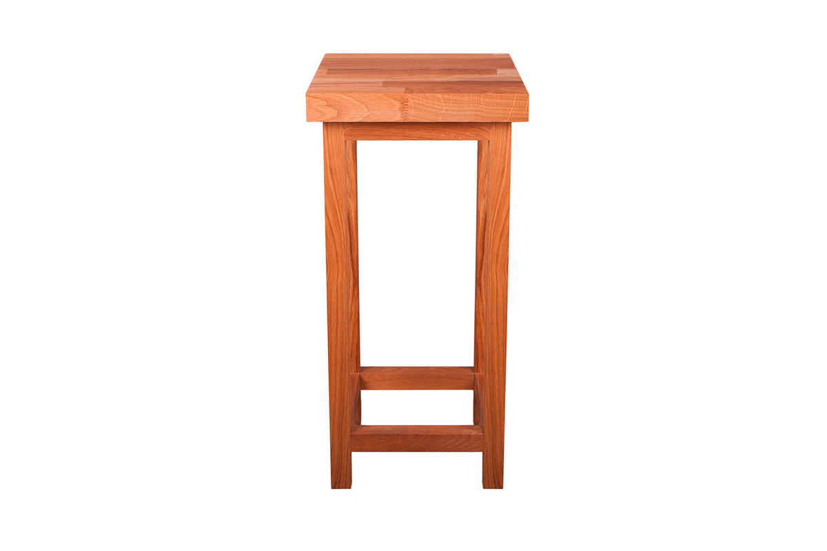 Universalhocker Echtholz  - Eichefarben, Basics, Holz (30/60/30cm) - Gardenson