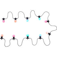 LED LICHTERKETTE 750 cm  - Multicolor, Design, Kunststoff (750cm) - Globo