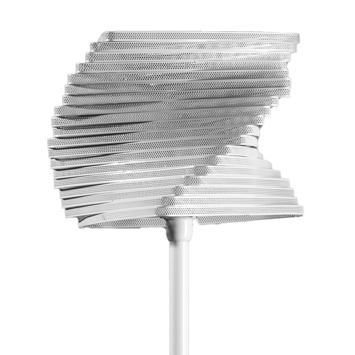 STOJACÍ LAMPA, 40/170 cm  - bílá, Design, kov (40/170cm)