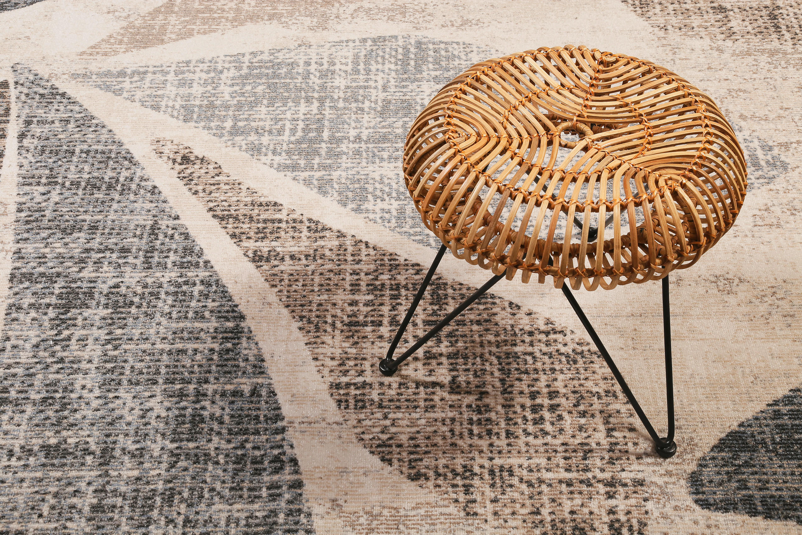 OUTDOORTEPPICH 120/170 cm Leaf Beige  - Beige, KONVENTIONELL, Textil (120/170cm) - Esprit