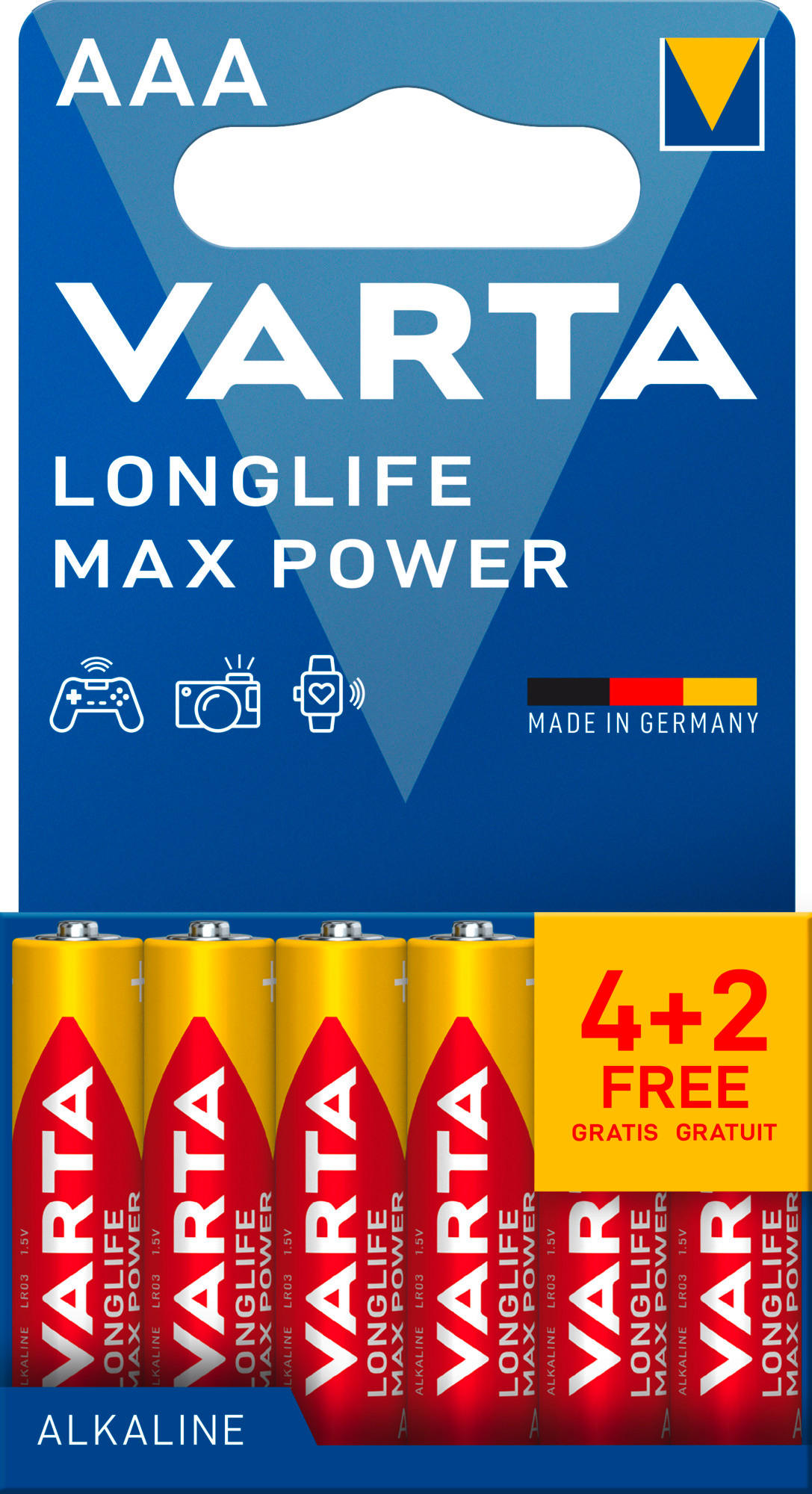 BATTERIE - Basics (6,46/12/1,12cm) - Varta