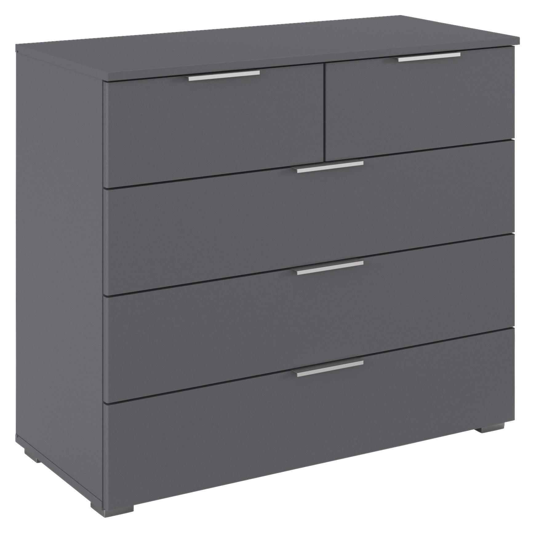 KOMMODE 93/81/42 cm  in  - Alufarben, MODERN, Holzwerkstoff/Kunststoff (93/81/42cm) - Rauch Möbel