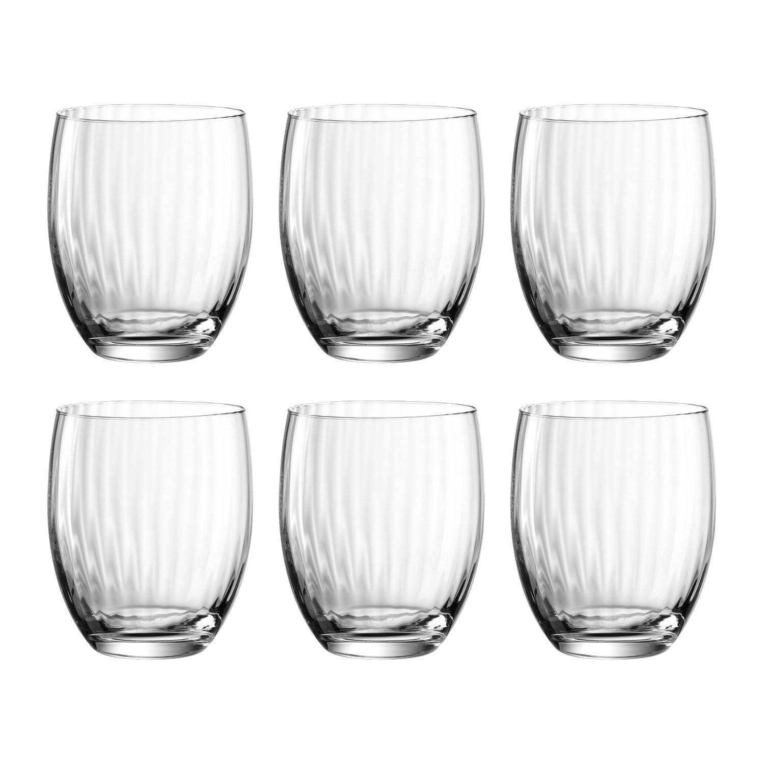 GLÄSERSET Poesia 6-teilig  - Transparent, Trend, Glas (380ml) - Leonardo