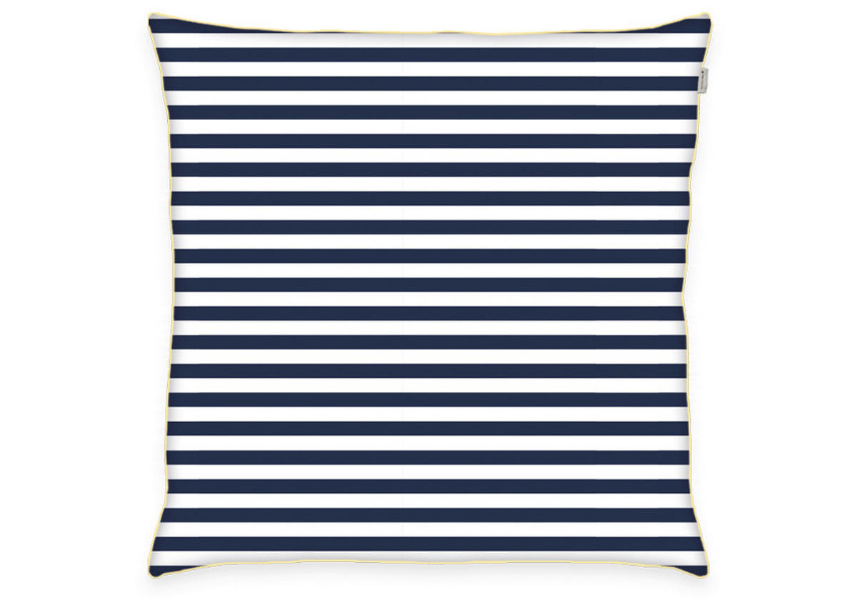 WENDEBETTWÄSCHE Perkal 155/220 cm  - Sandfarben/Dunkelblau, Basics, Textil (155/220cm) - Tom Tailor