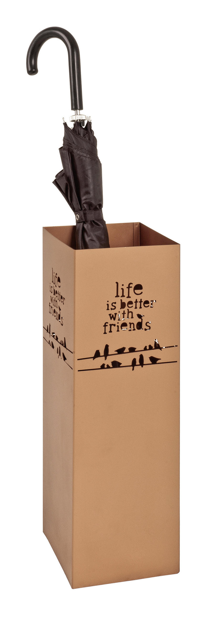STALAK ZA KIŠOBRANE bakrenaste boje metal - bakrenaste boje, Design, metal (16/48/16cm)