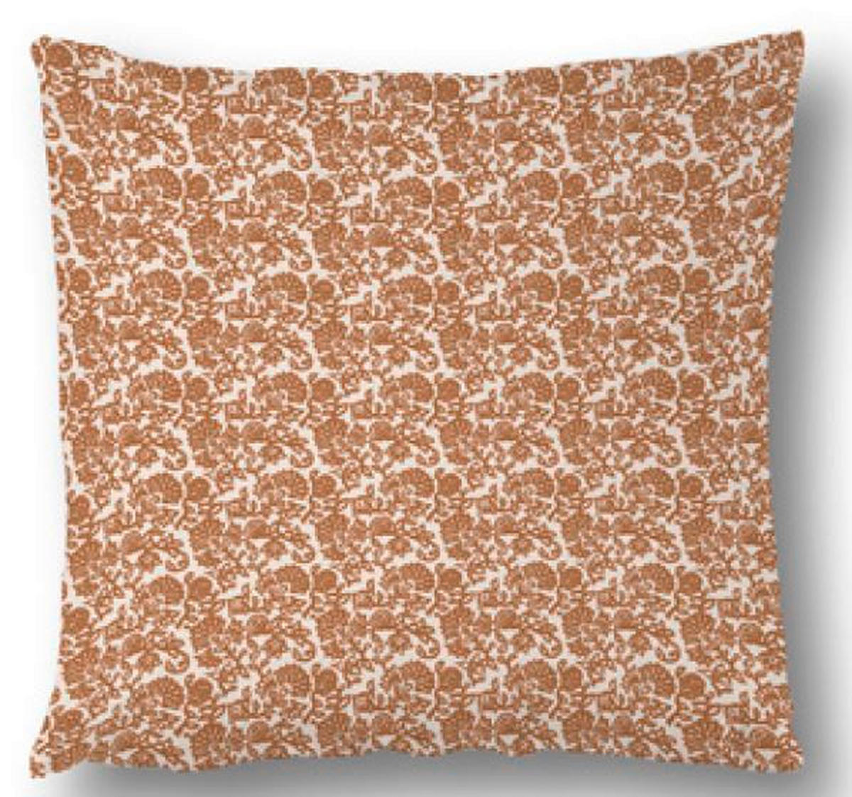 ZIERKISSEN  45/45 cm   - Sandfarben/Weiss, Basics, Textil (45/45cm)