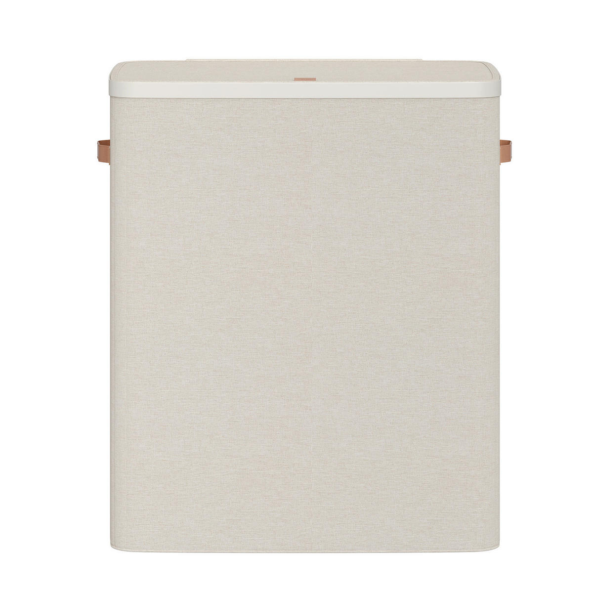 WÄSCHEKORB - Beige, Trend, Holzwerkstoff/Kunststoff (64/75/40cm) - Boxxx