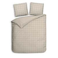 BETTWÄSCHE 3-teilig Diamante Makosatin  - Sandfarben, Basics, Textil (200/200cm)