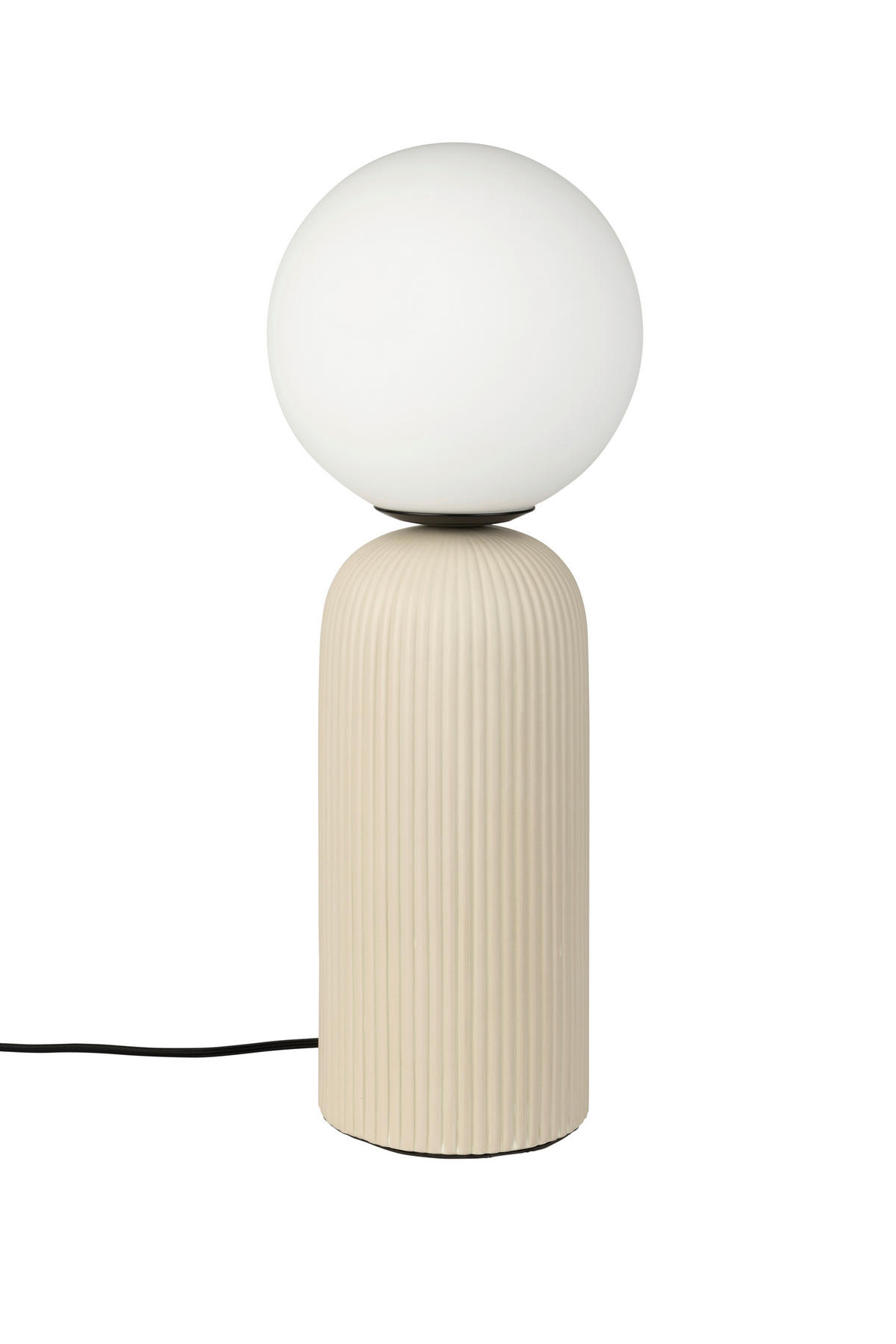 TISCHLEUCHTE 20/53/20 cm   - Beige/Weiß, Design, Glas/Keramik (20/53/20cm) - Zuiver