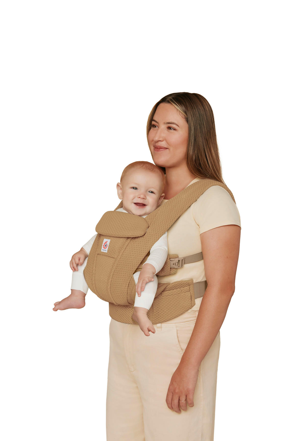 KENGUR NOSILJKA  Omni Deluxe Mesh  - zlatno-braon, Osnovno, tekstil (26.5/27.5/14.8cm) - Ergo Baby