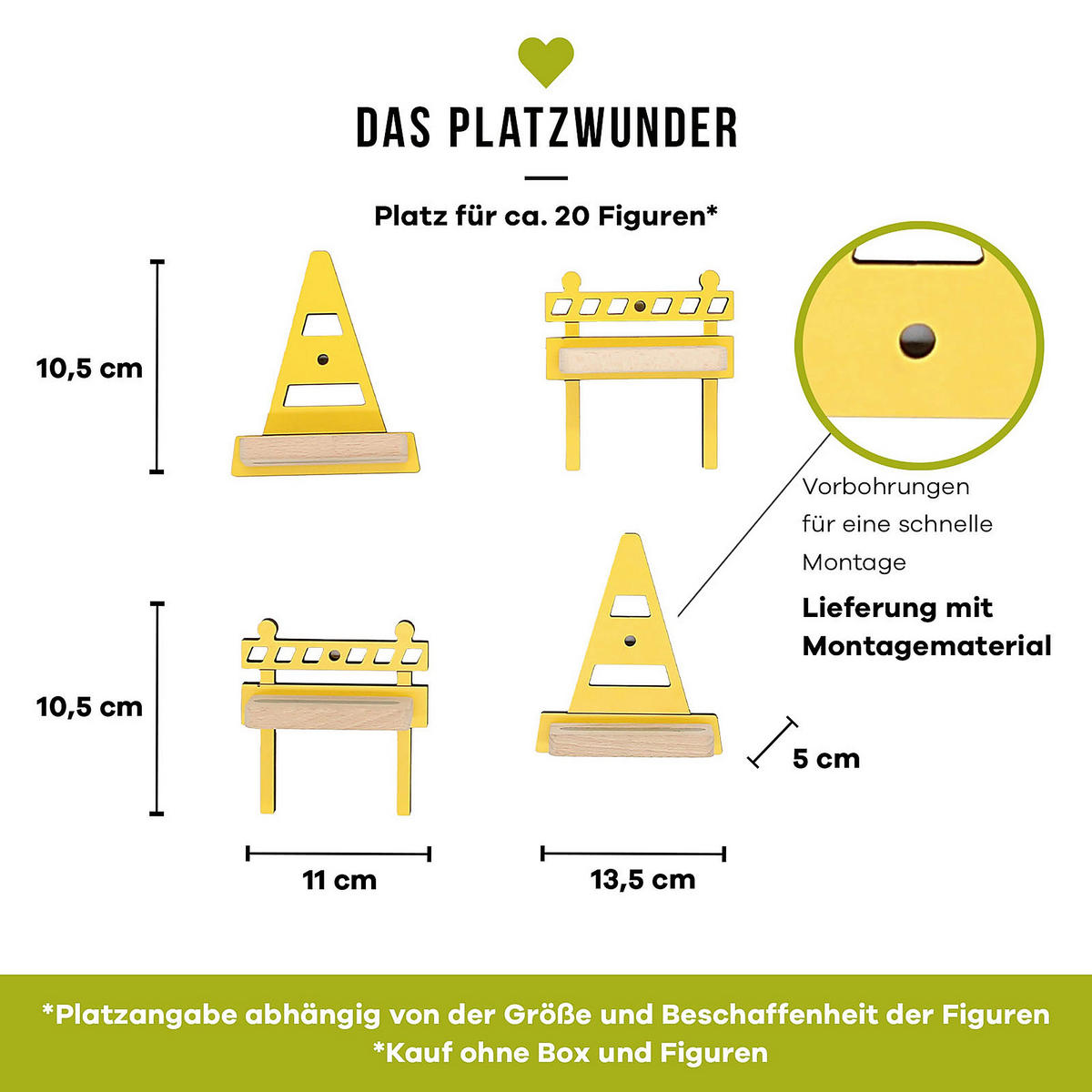 KINDERREGAL Gelb  - Gelb, MODERN, Holzwerkstoff (13,5/10,5/5cm) - MID.YOU