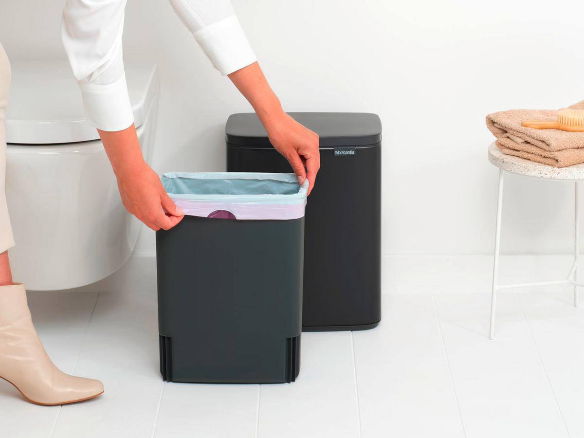 KOŠ ZA SMETI - Basics, kovina (29.5/37.5/23cm) - Brabantia