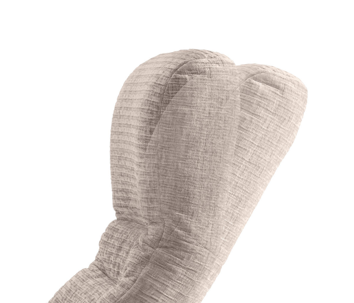 RELAXSESSEL Mikrofaser Kopfteilverstellung, Fußteilverstellung, Rücken echt, Relaxfunktion    - Beige/Schwarz, MODERN, Textil/Metall (72/118/85-165cm) - Livetastic