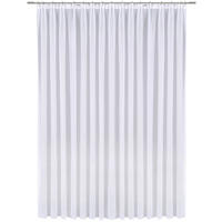 FERTIGSTORE  halbtransparent   450/245 cm  - Weiß/Grau, Basics, Textil (450/245cm) - Esposa