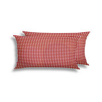 KOPFPOLSTERBEZUG 40/80 cm  - Rot, Design, Textil (40/80cm) - Florella