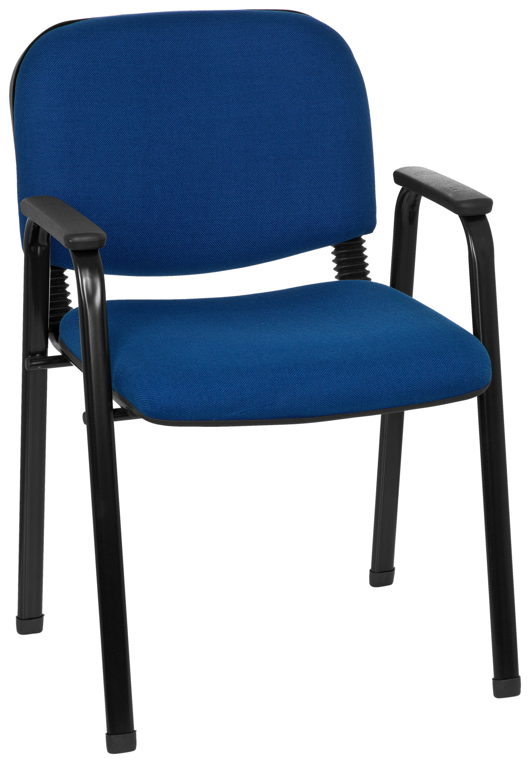 BESÖKSSTOL  i flatväv blå, svart  - blå/svart, Basics, metall/textil (55/84/42cm) - MID.YOU