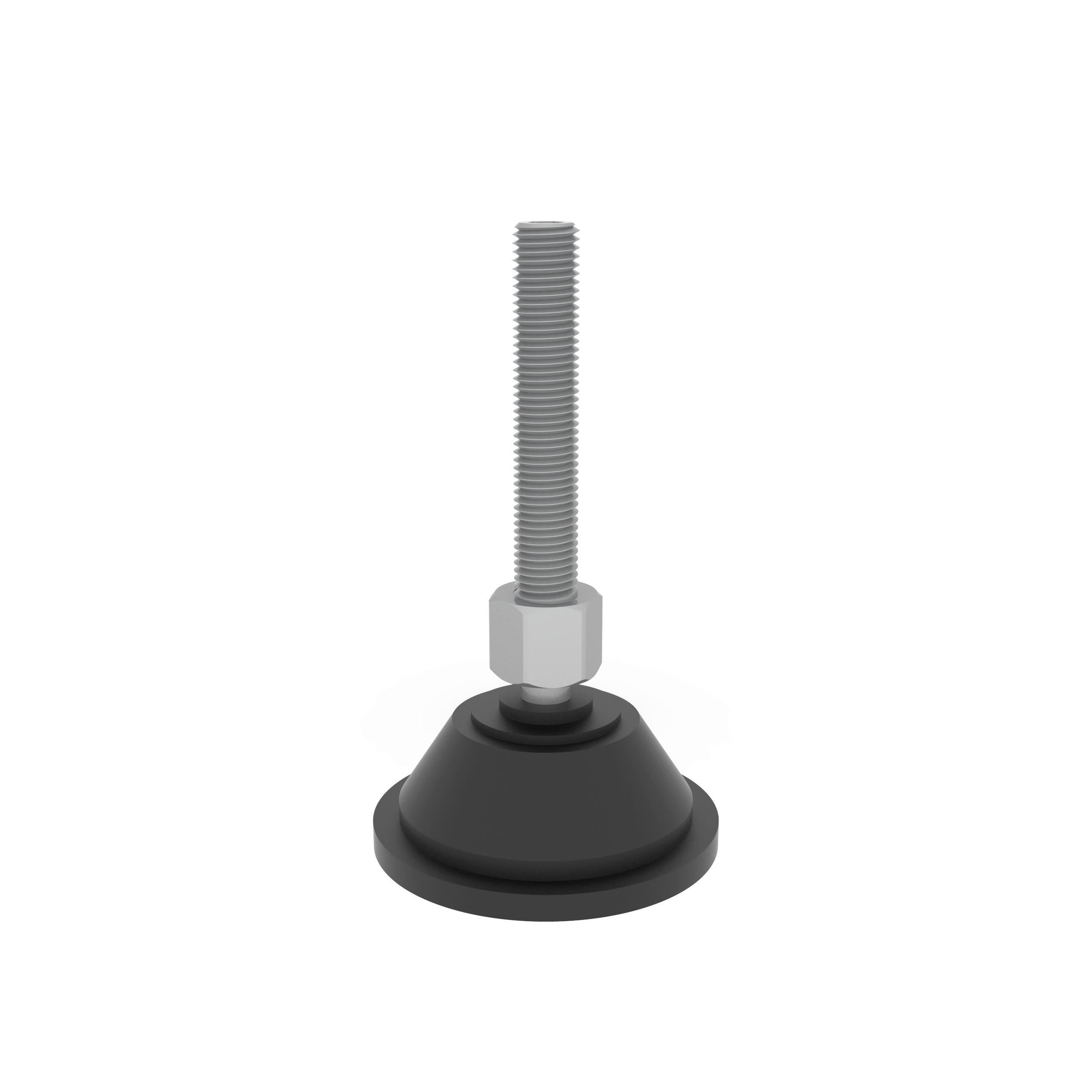 FUSS    - Silberfarben/Schwarz, Basics, Metall (5/10/5cm) - Dieter Knoll