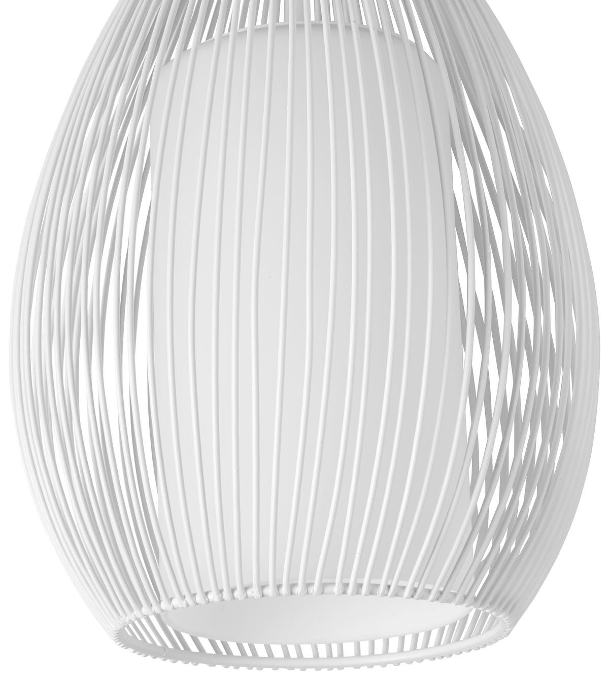 HÄNGELEUCHTE RAZONI 99/19/110 cm   - Weiß, LIFESTYLE, Glas/Metall (99/19/110cm) - Eglo
