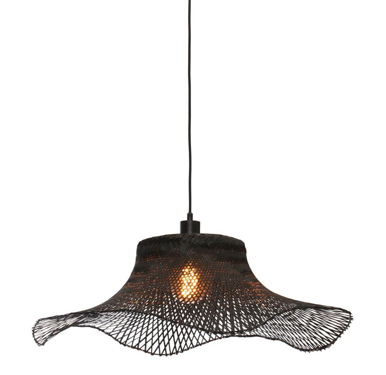 HÄNGELEUCHTE 50/50/15 cm  - Schwarz, Trend (50/50/15cm) - Good & Mojo