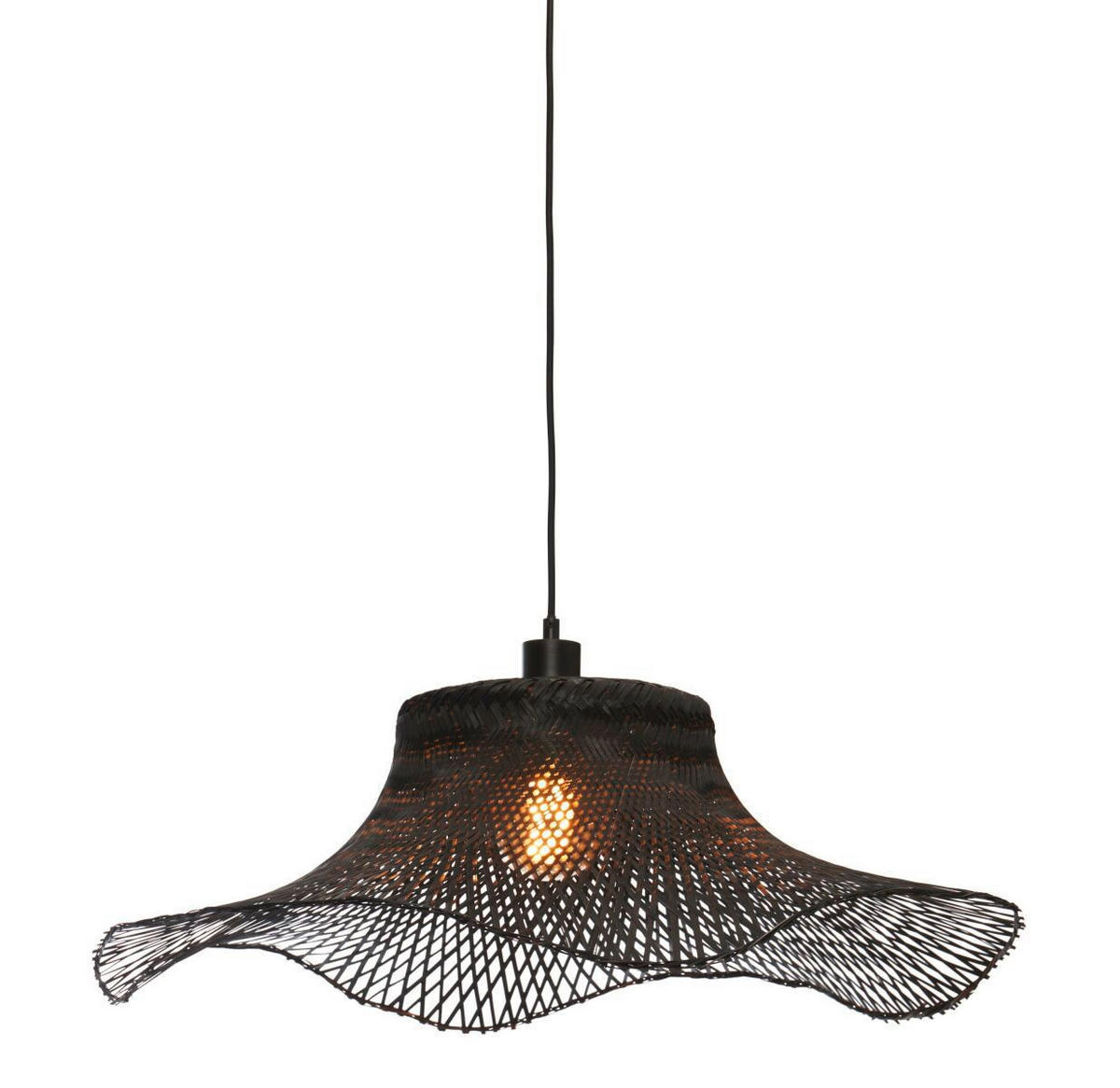 HÄNGLAMPA GOOD&MOJO  50/50/15 cm  - svart, Trend (50/50/15cm) - Good & Mojo