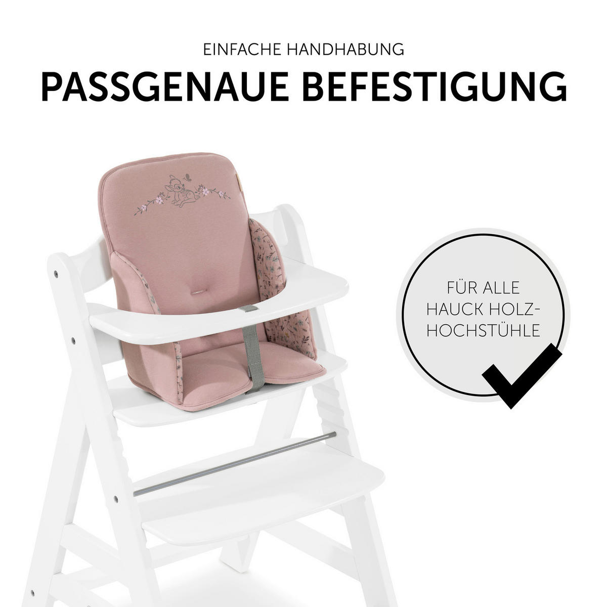 SITZVERKLEINERER BAMBI  - Altrosa, Trend, Textil (15/30/36cm) - Hauck
