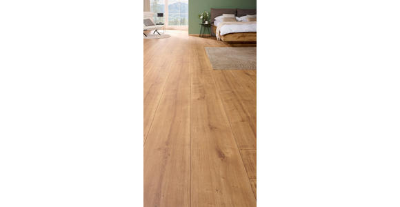 Laminatboden Eiche Richmond  per  m² - Eichefarben, KONVENTIONELL, Holzwerkstoff (129,2/32,7/0,8cm) - Venda