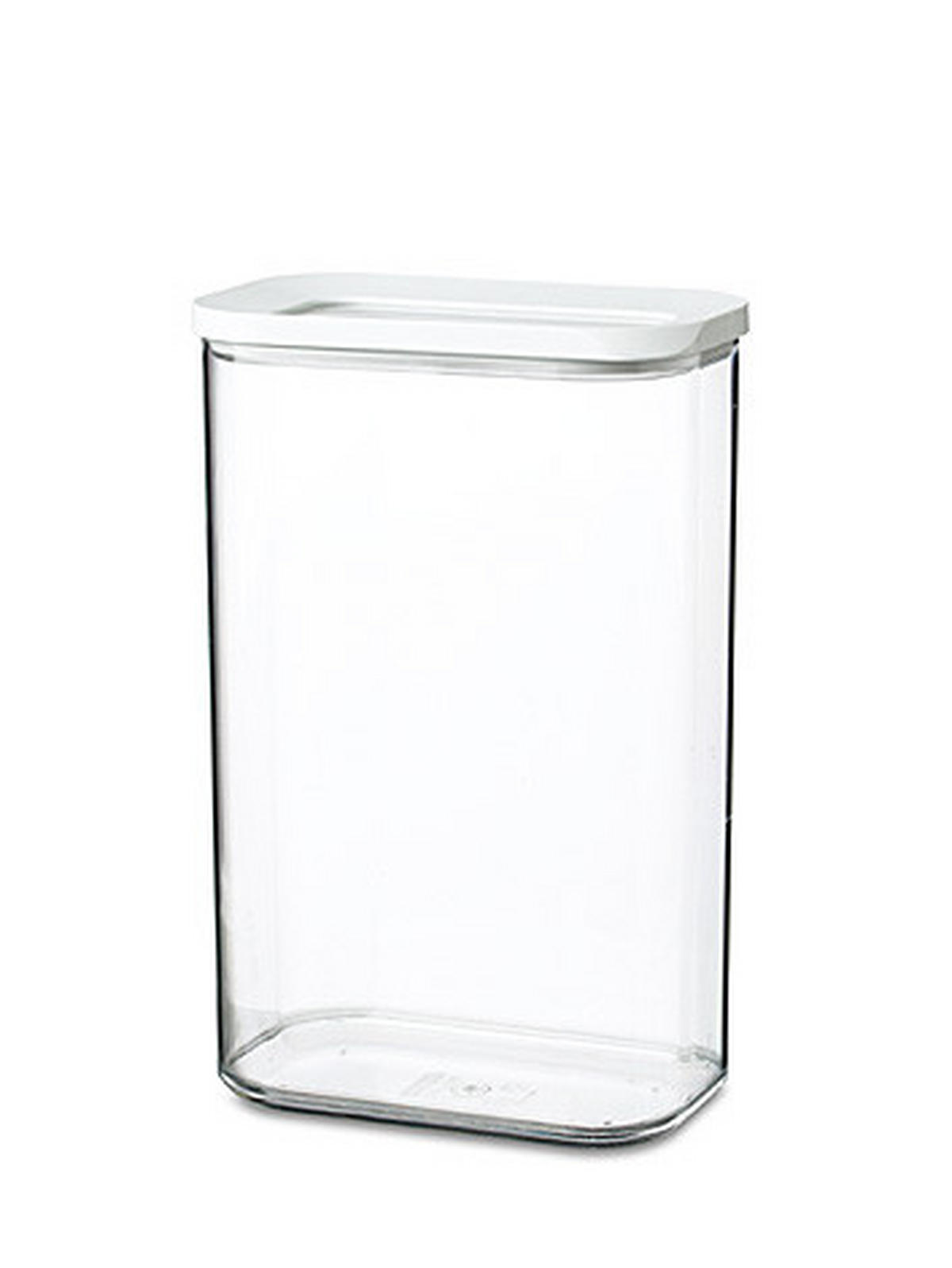 VORRATSDOSE Modula 2 L  - Transparent/Weiß, Basics, Kunststoff (14,5/9/22cm) - Mepal