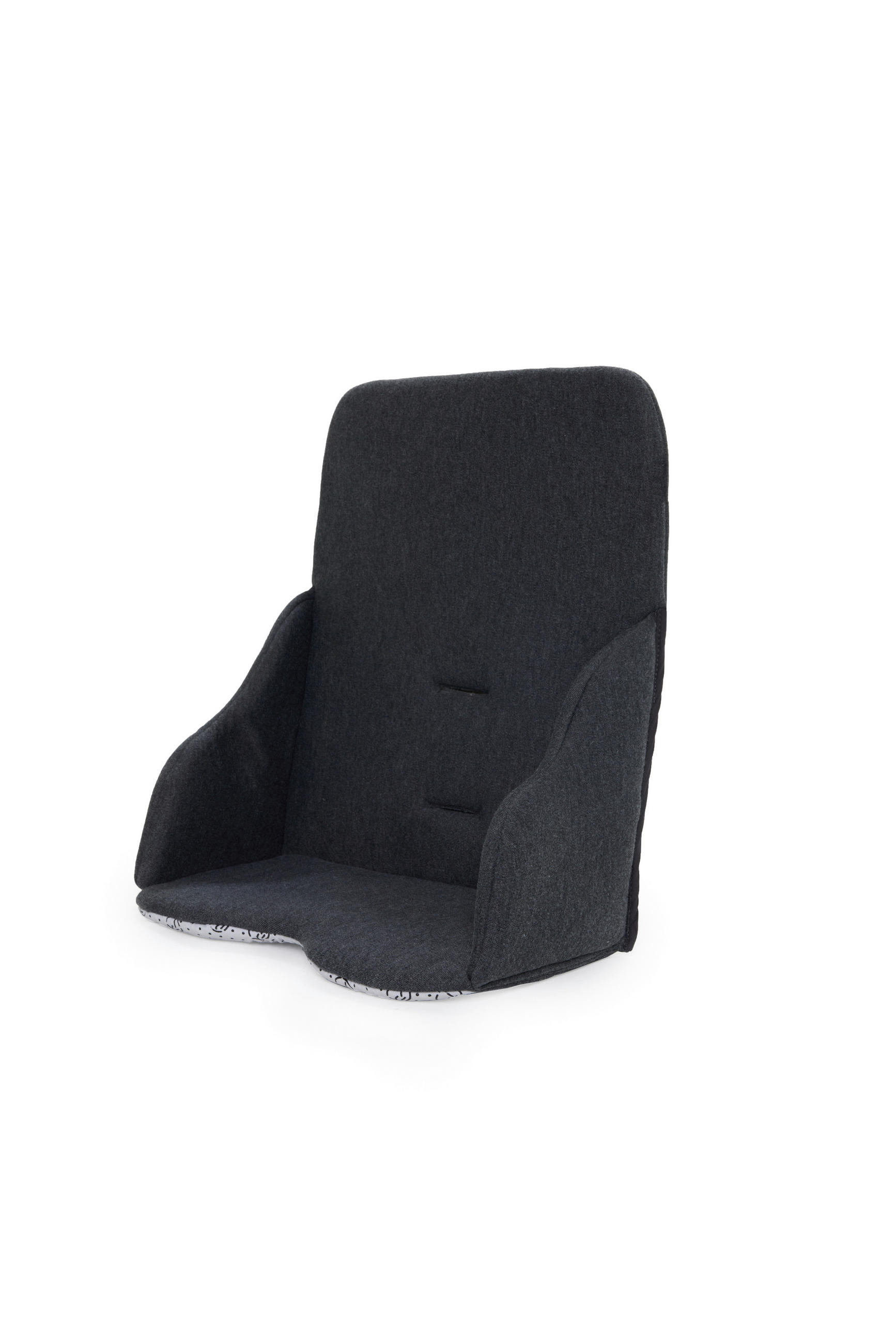 BLAZINA ZA STOL ZA HRANJENJE - antracit, Basics, tekstil (31/28/2cm) - Jimmylee