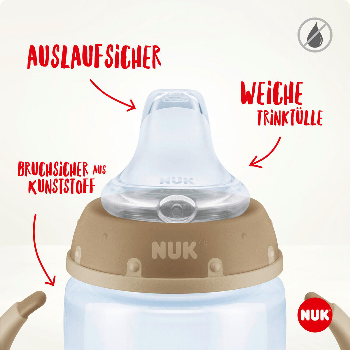 BABYFLASCHE Disney Classic 150 ml  - Transparent/Beige, Basics, Kunststoff (7,5/10,8/17,8cm) - NUK