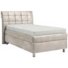POLSTERBETT 100/200 cm  in Beige  - Weiss/Beige, Konventionell, Holz/Textil (100/200cm) - Esposa