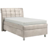 POLSTERBETT 100/200 cm  in Beige  - Weiss/Beige, Konventionell, Holz/Textil (100/200cm) - Esposa