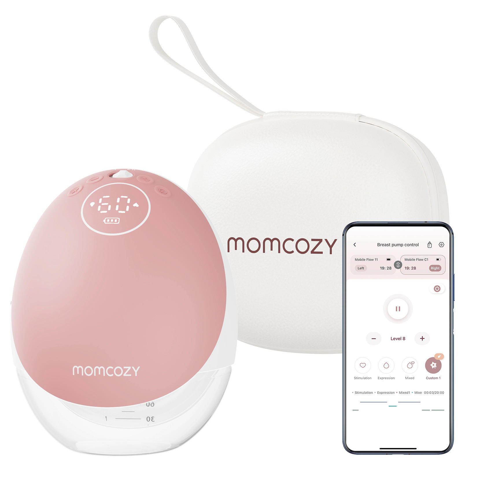 MILCHPUMPE  M9  - Basics (15,5/9/16,4cm) - Momcozy