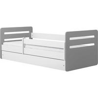 KINDER-/JUNIORBETT 80/180 cm  in Grau, Weiß  - Birkefarben/Weiß, MODERN, Holz/Holzwerkstoff (80/180cm) - MID.YOU