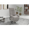 SESSEL in Chenille Silberfarben  - Silberfarben/Schwarz, MODERN, Textil/Metall (74/112/82cm) - Sit & More