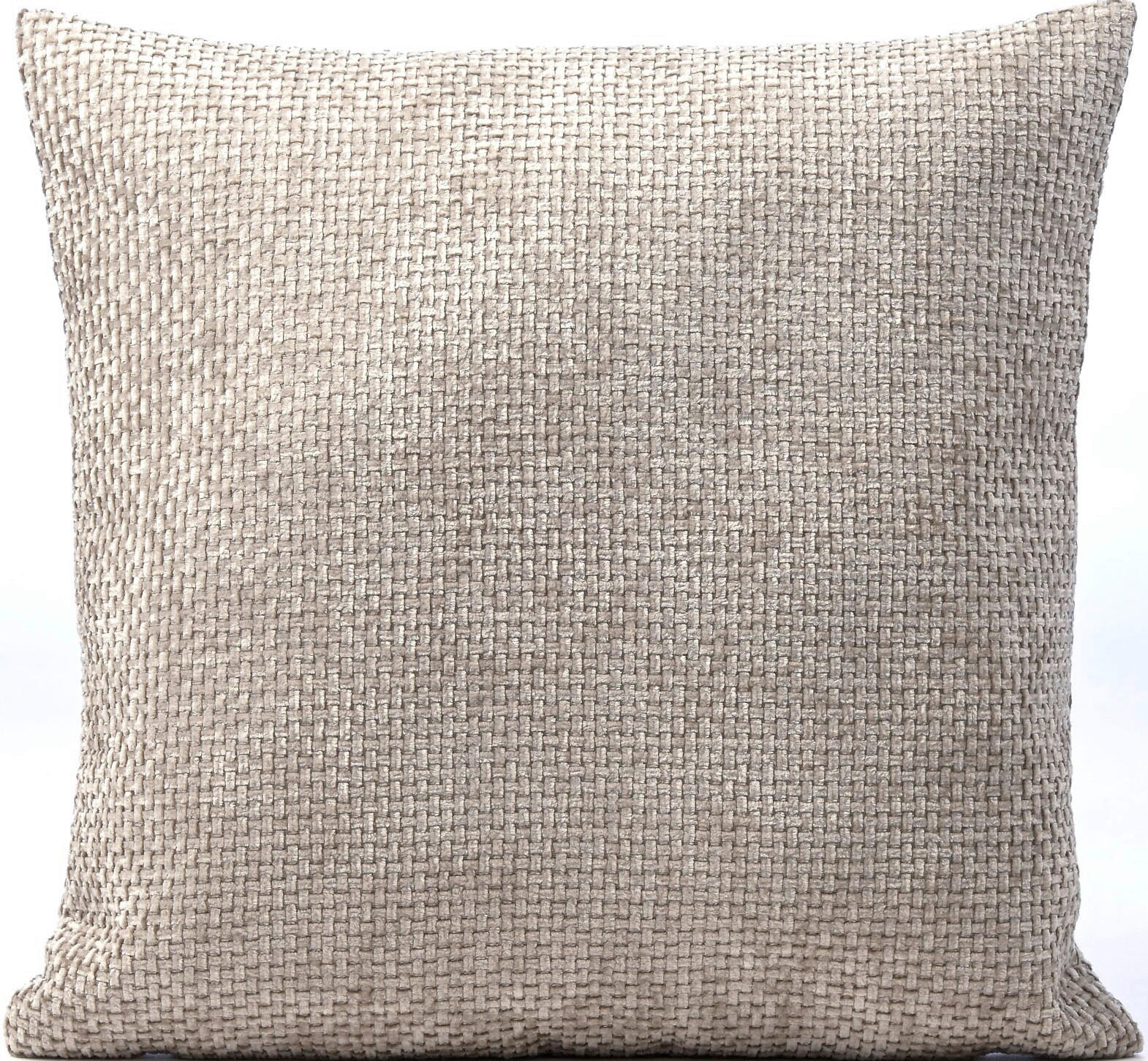 DEKORAČNÝ VANKÚŠ 50/50 cm - bahenná hnedá, Basics, textil (50/50cm) - Novel