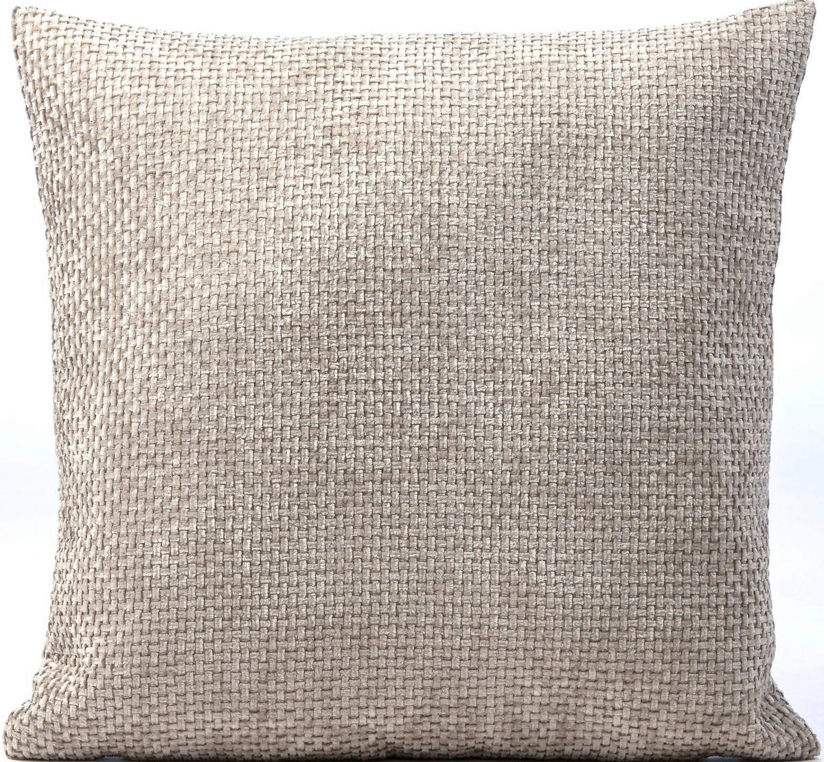 DEKORAČNÝ VANKÚŠ 50/50 cm - bahenná hnedá, Basics, textil (50/50cm) - Novel