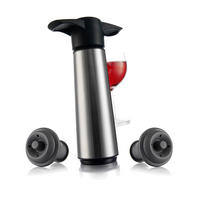 SET ZA VINO  - Basics, metal/plastika - Vacu Vin