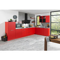 EINBAUKÜCHE   - Rot, Basics, Holzwerkstoff - Dieter Knoll