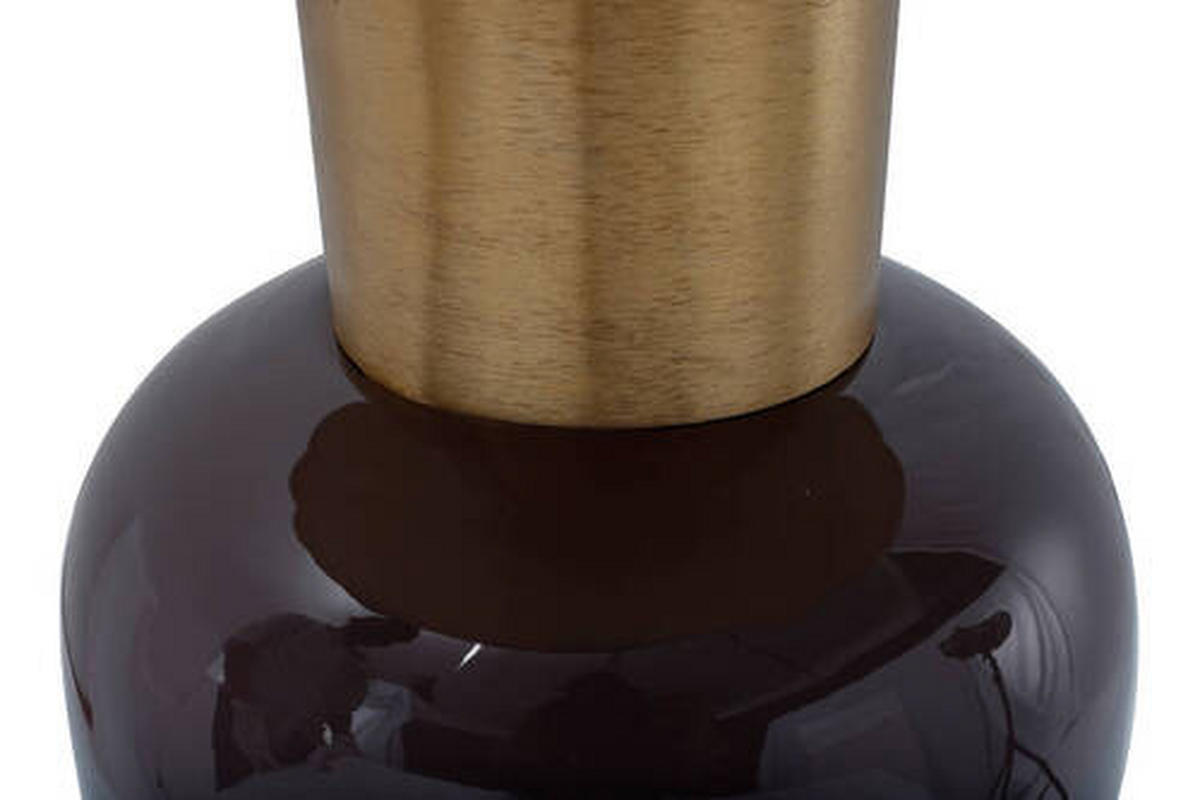 BEISTELLTISCH Lila, Goldfarben  - Lila/Goldfarben, Basics, Metall (40,5/42,5/40,5cm) - Kayoom