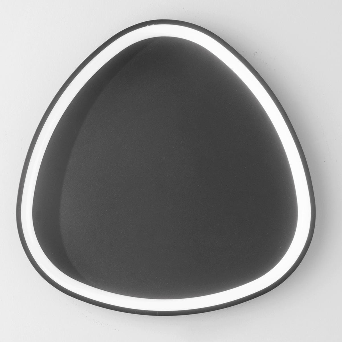 LED-DECKENLEUCHTE Luce Ambiente e Design 65/7 cm   - Schwarz/Weiß, Design, Kunststoff/Metall (65/7cm)